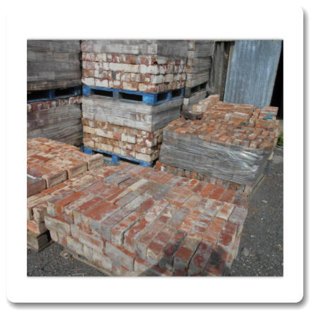 Red Wire Cut Bricks